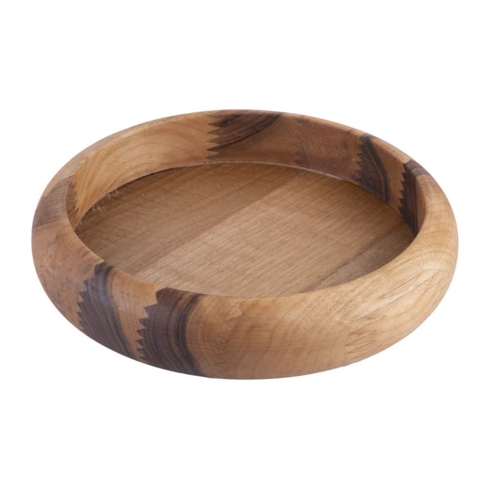 Charm Round Tray Walnut