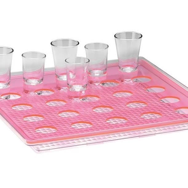Polycarbonat Tepsili Shot Servisi / 25’li