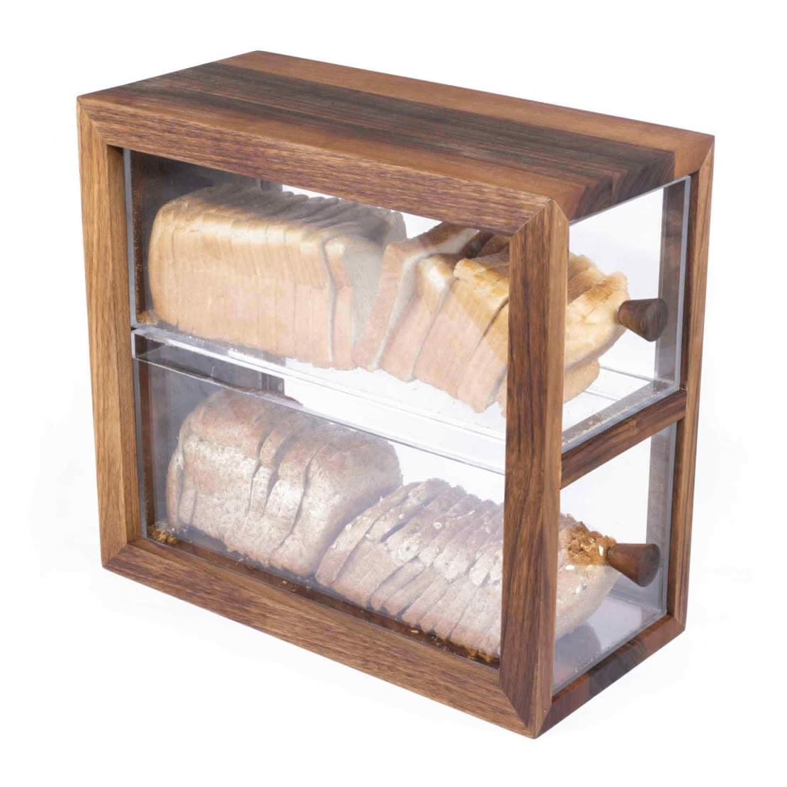 Toast Bread Box Walnut