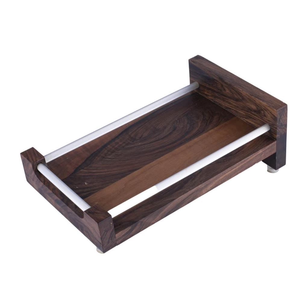 Angled Sandwich Stand Walnut