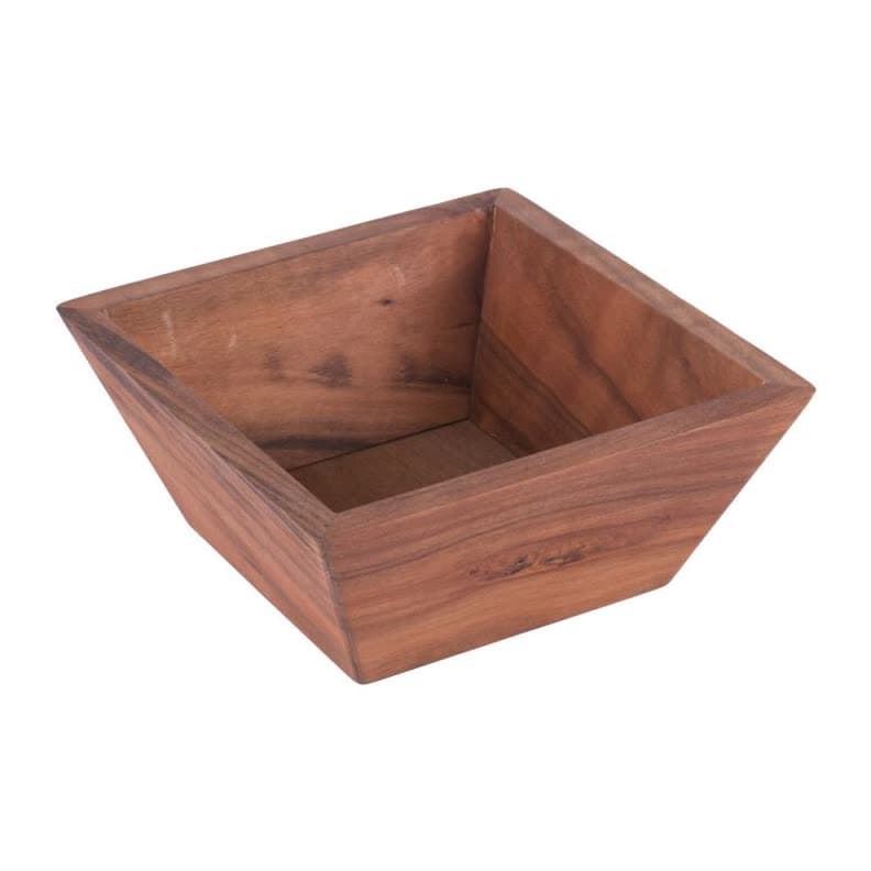 Square Conical Bowl Medium Cherry