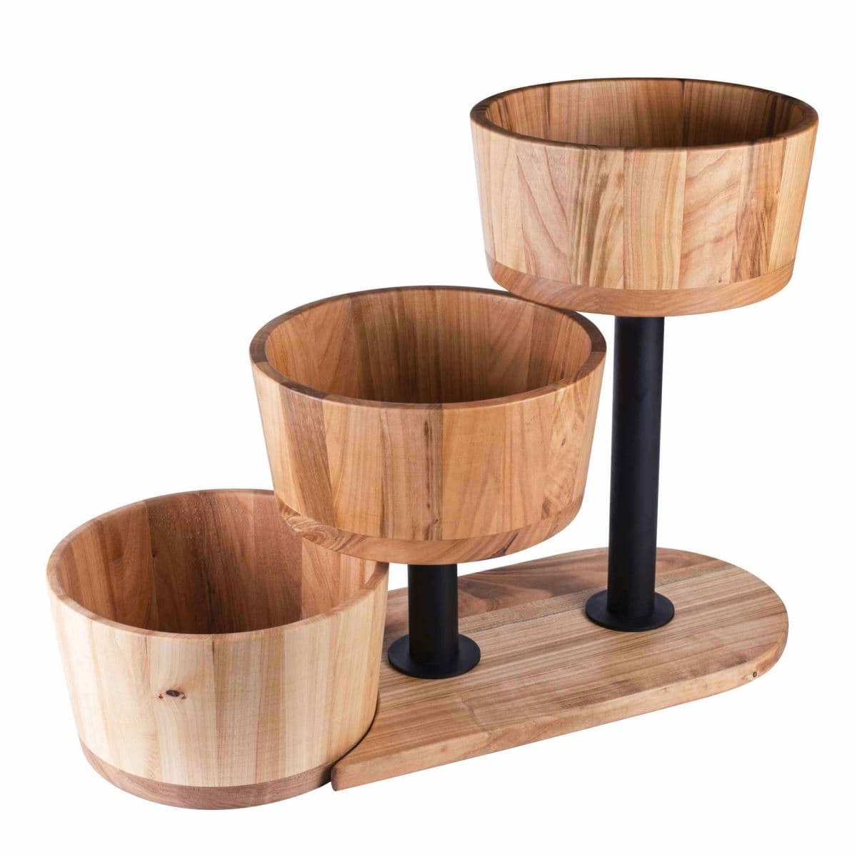 Conical Bowl Stand Cherry