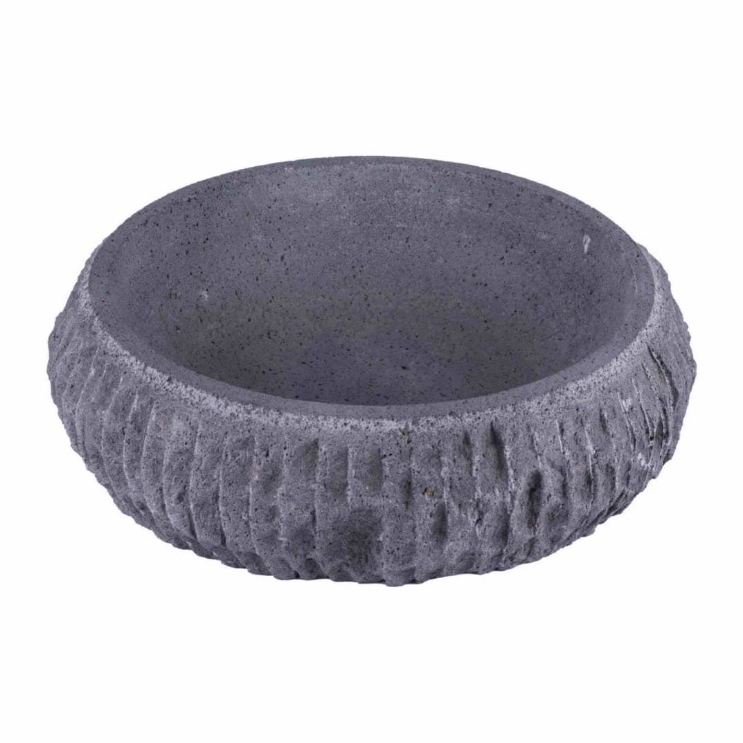 30cm Natural Side Bowl Basalt