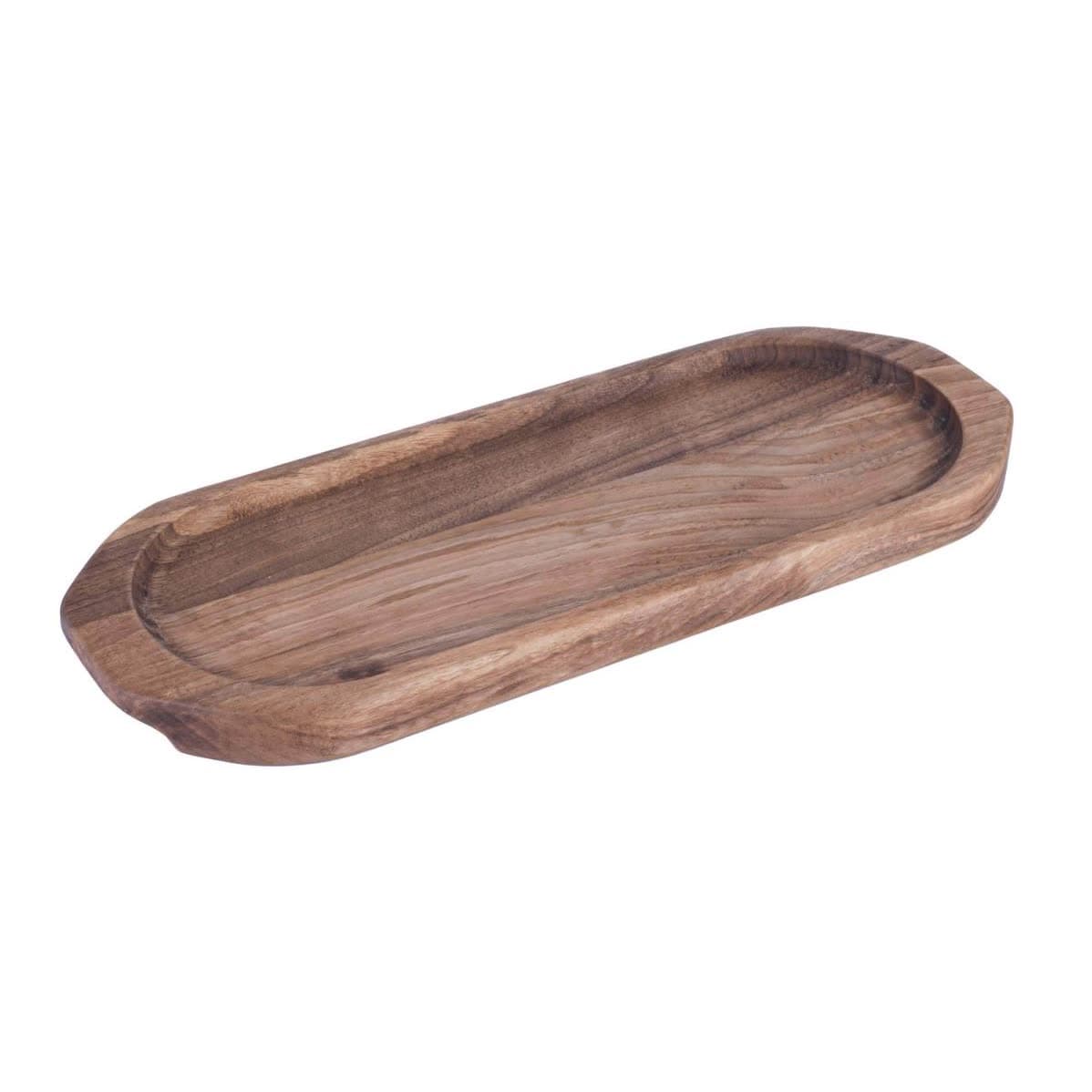 Carisma Pitta Tray Large Walnut