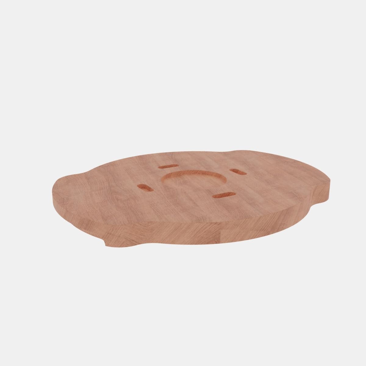 Wofe Roasting Pan 20 cm Wooden Base Cherry