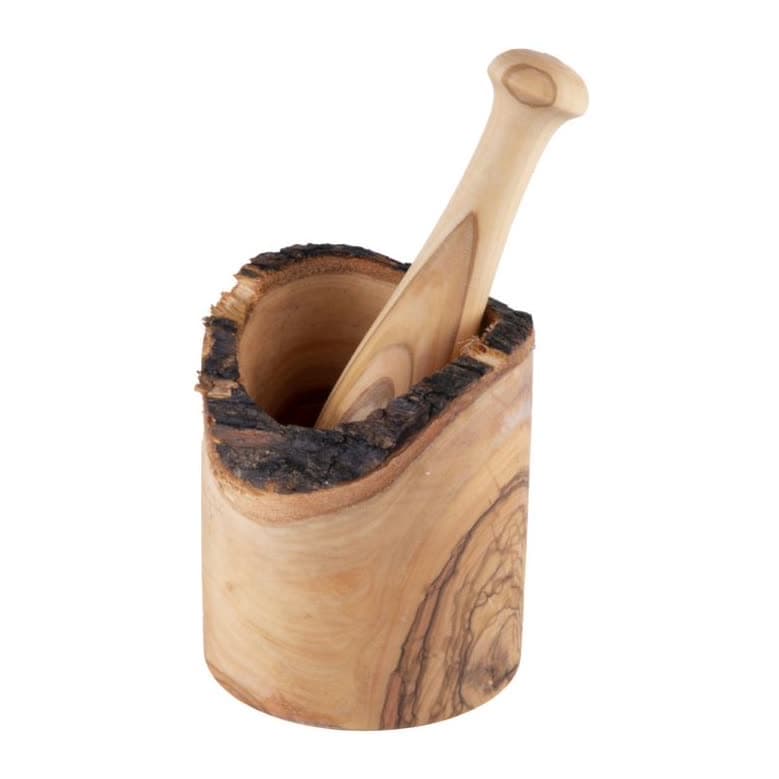 Mortero Natural Olive Wood