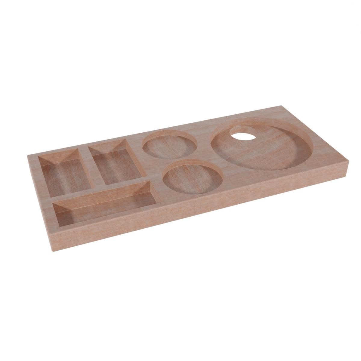 Welcome Tray No1 Short Beech