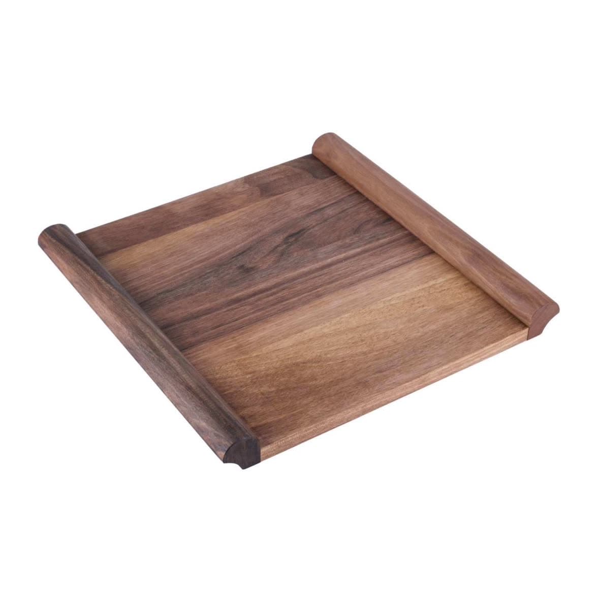 Charm Room Tray Square Walnut