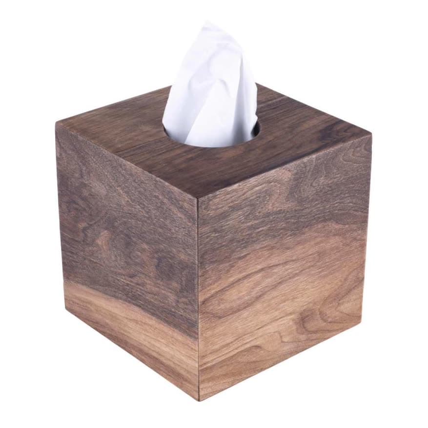 Tissue Box Walnut