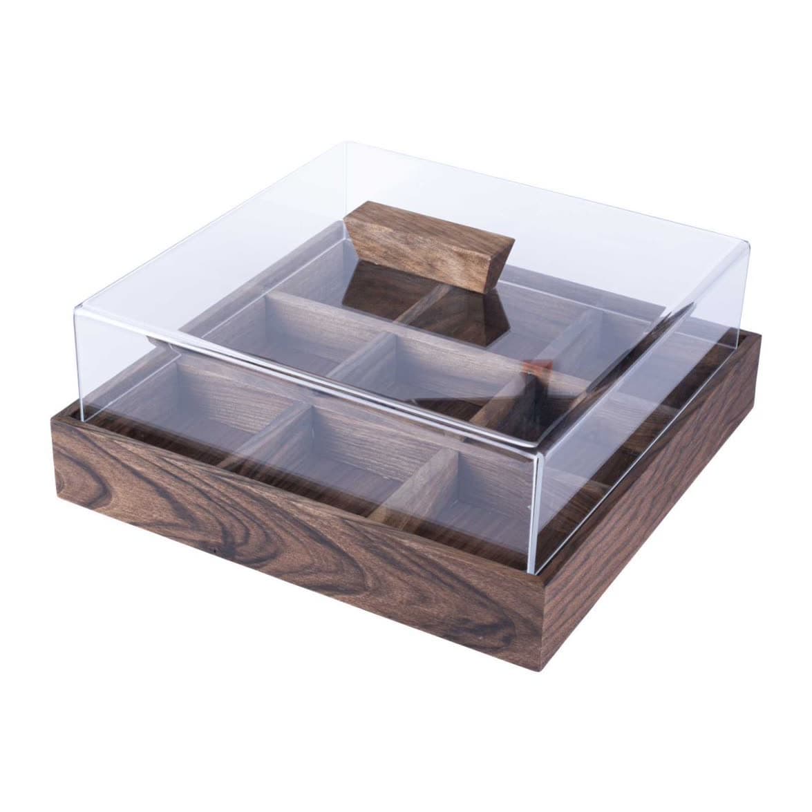 Amenity Box Nine part Walnut