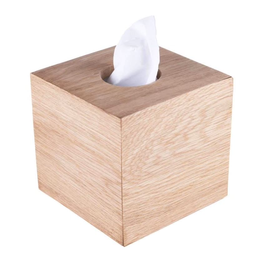 Tissue Box Oak