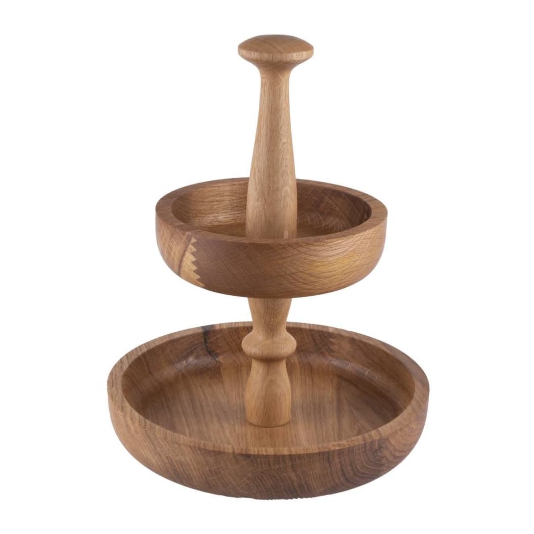 Two Floor Appetiser Bowl Oak