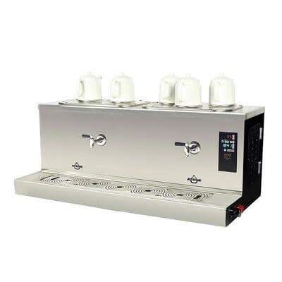 Ateşe Cappadocia Smart Plus Çay Kazanı, 5 Demlik, 30+30 L, Gaz+Elektrikli, Statik Boyalı